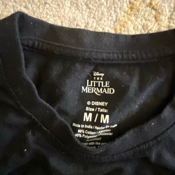Disney The Little Mermaid Graphic Tee – Black – Size Medium - Picture 2 of 2